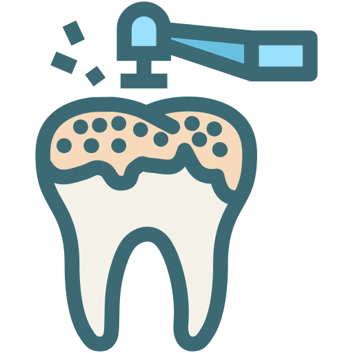 Decayed tooth, dental, dentist, dentistry, oral hygiene, teeth cleaning, tooth icon
